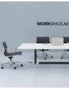 Eames Style Designer Rectangular Meeting Table