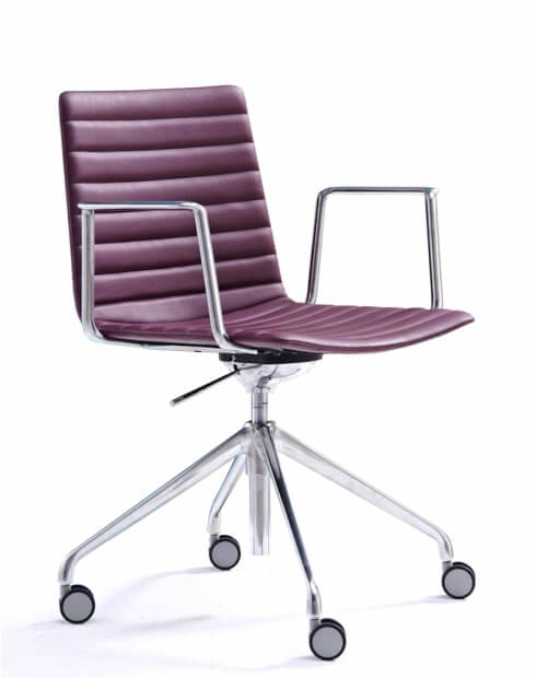 Simon Maroon Designer Chair