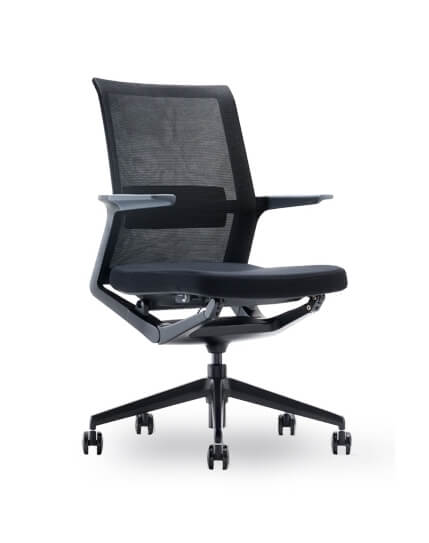 Wing Black Modern Mesh Chair