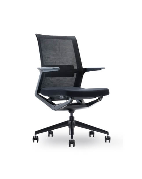 Wing Black Modern Mesh Chair