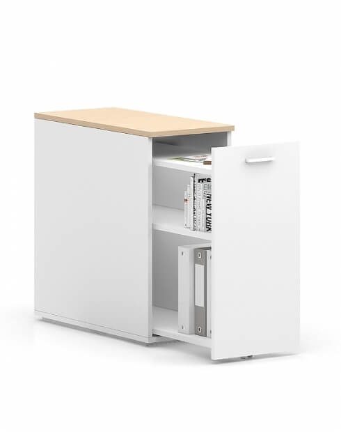 White Sand CASE Desk-Height Pedestal