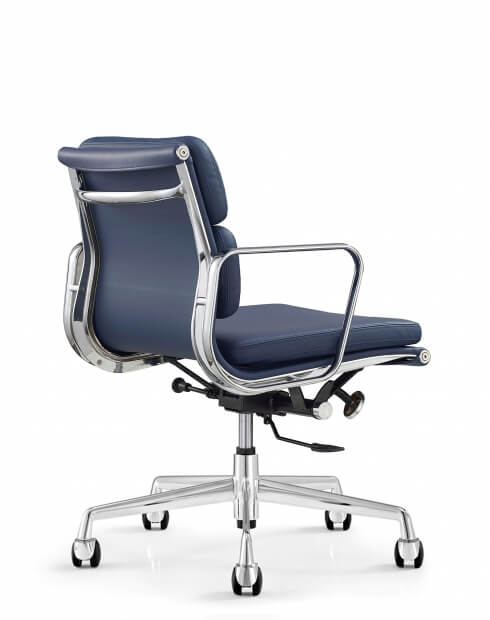 Back - Eames Style Royal Blue Chair