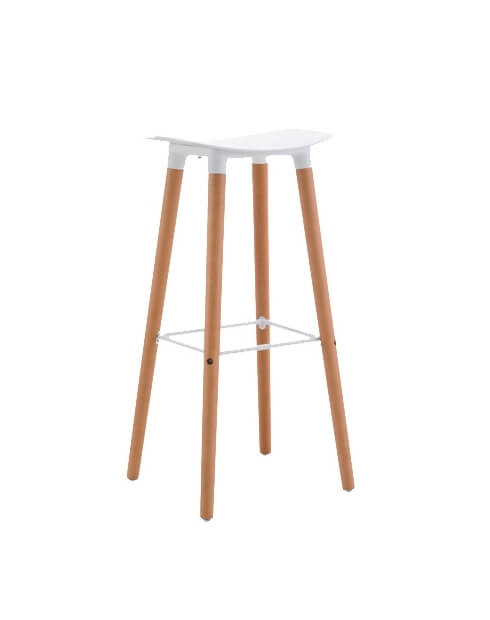 White - Title Modern Bar Stool