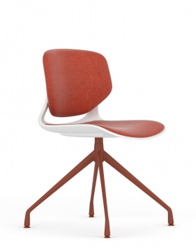 Melody Star Base Multi-Purpose Chair Red