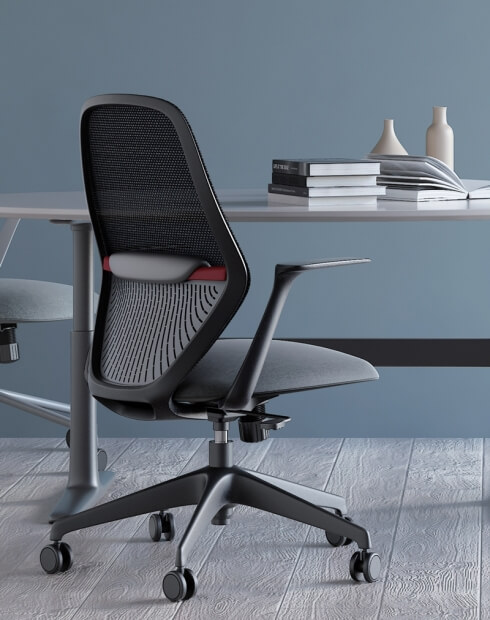 Interior - Time Black Minimalist Task Chair