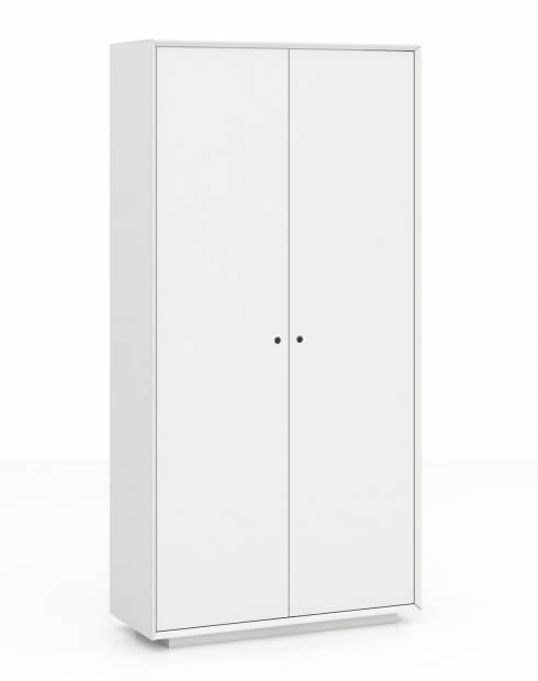 EDGE Series Chamfered Full Height White Cabinet