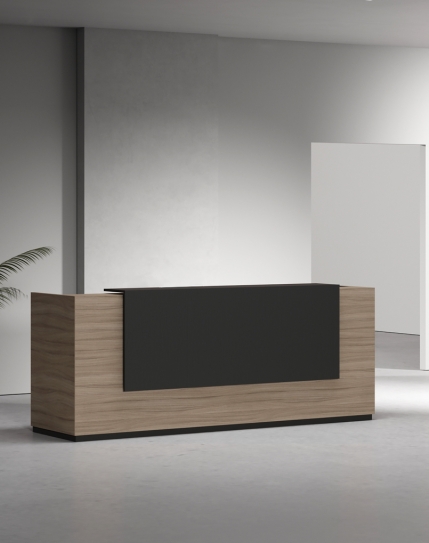 Venido Wooden Contemporary Reception Desk
