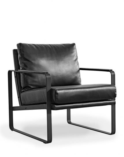 Leather deals sitting chair