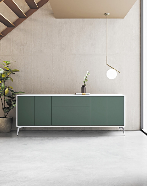 Green sideboard deals cabinet