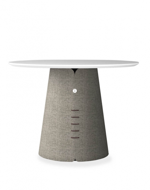 Collar Round Medium Table with USB Charger