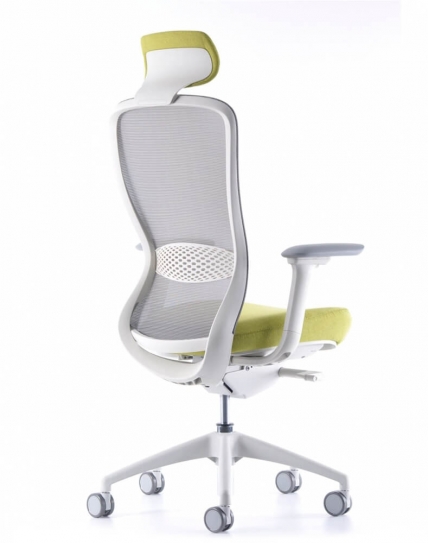 VX1 White Performance Ergonomic Chair