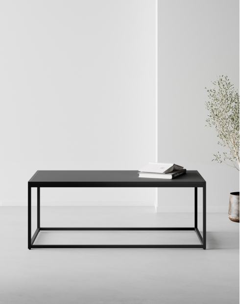 Gray and white store coffee table