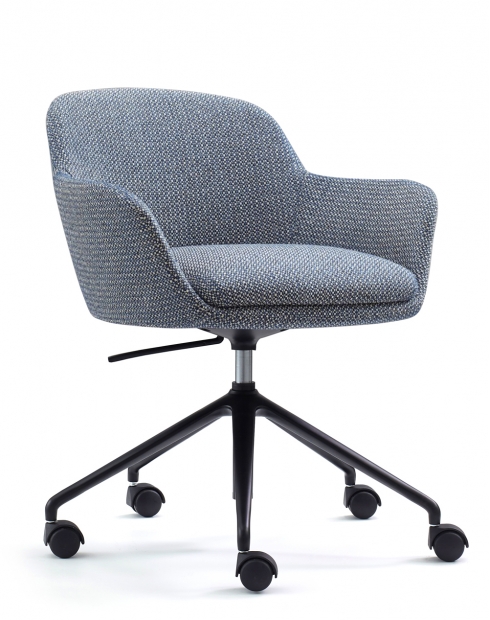 Gemini Blue Swivel Chair