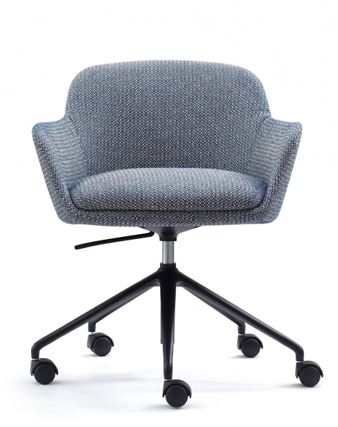 Gemini Blue Swivel Chair