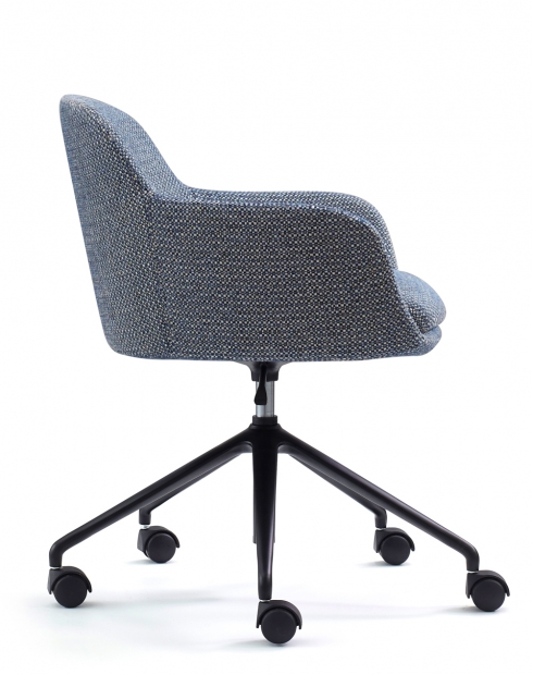 Gemini Blue Swivel Chair