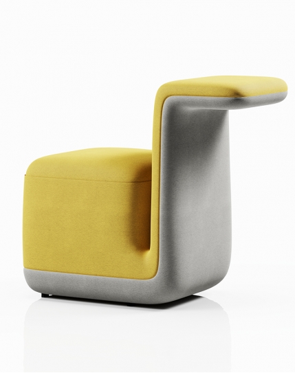 Pipe Yellow Multifunctional Sitting Pier