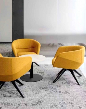 Prism Orange Lounge Chair