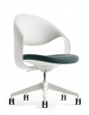 Loop White Visitor Chair