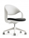 Loop White Visitor Chair