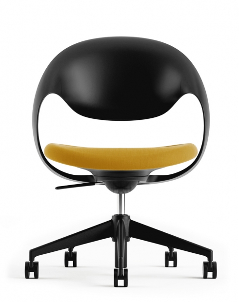 Loop Black Visitor Chair