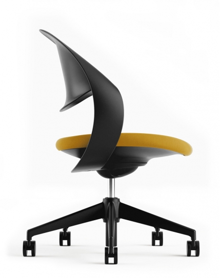 Loop Black Visitor Chair