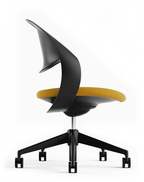 Loop Black Visitor Chair