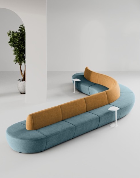 GENE Hook Curve Modular Sofa System
