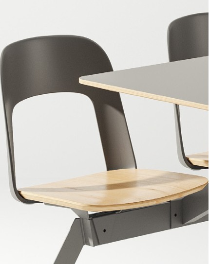 Feta Minimalist Four-Seater Dining Set