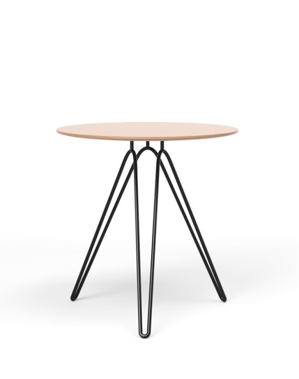 Vino Wood Veneer Round Coffee Table