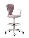 Stripe Designer Drafting Counter Chair