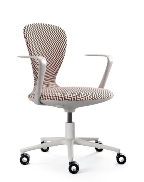 Stripe Designer Flamingo Multi-Purpose Chair