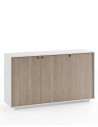 EDGE Series Chamfered Low Height 3 Door Cabinet