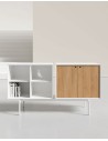 Edge Series Hutch Robinia Sideboard White Cabinet