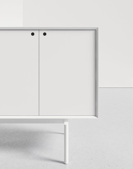 Edge Series Hutch White Sideboard White Cabinet