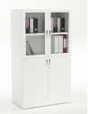 Vetrina Medium Height Custom Made 4-Doors Wooden Cabinet
