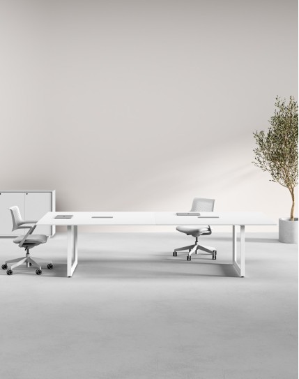 ACE Series Meeting Table White Stone Grey