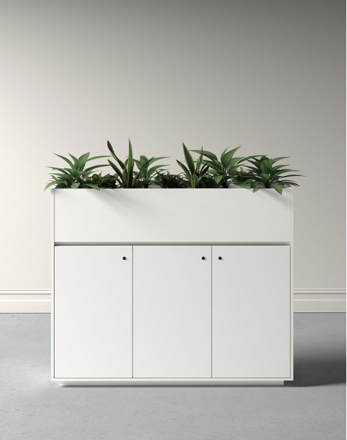 White lockable deals storage cabinet