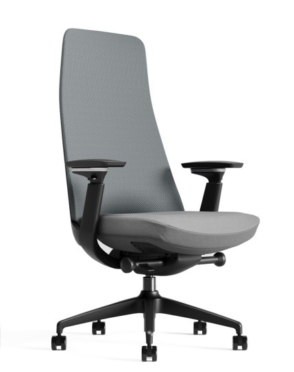 Yukon Black Medium Back Ergonomic Chair