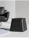 Cube Leather Lounge Stool