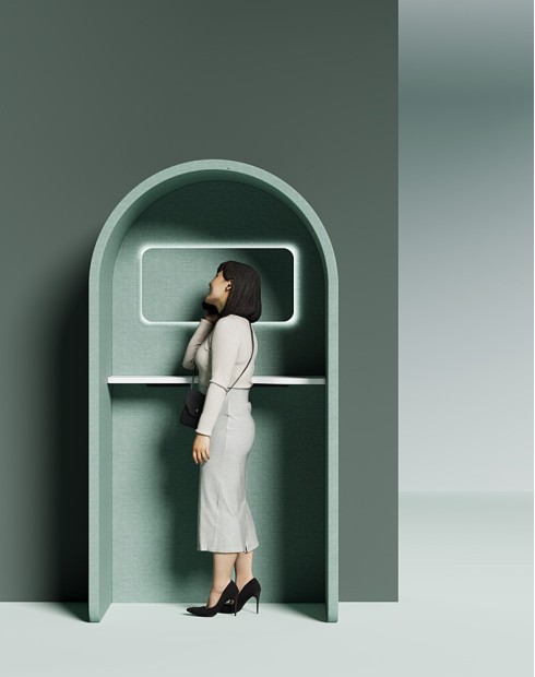 Roma Series Standing Booth