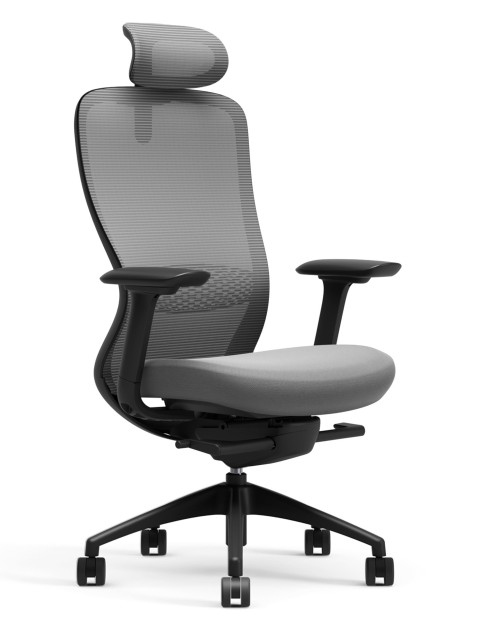 VX1 Gray Performance Ergonomic Chair | Workspace Office Furniture D...