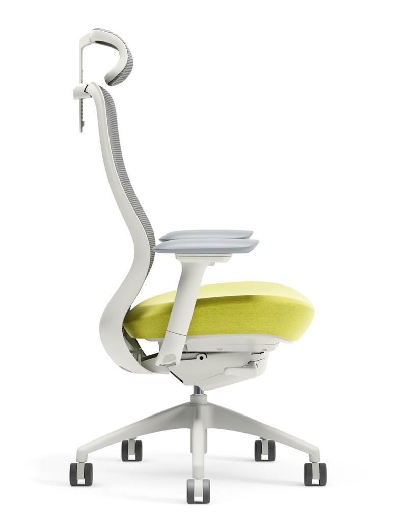 VX1 White Performance Ergonomic Chair