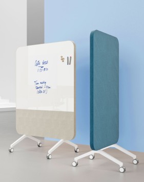 NOTE Mobile Acoustic White Board and Divider