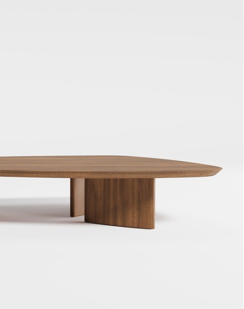Doha Brown Oak Veneer Coffee Table