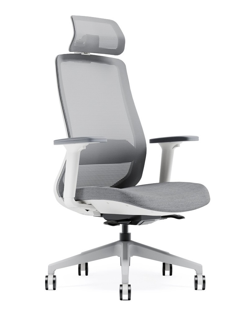 GEO Silver Grey Ergonomic Executive Chair | Workspace Office Furnit...