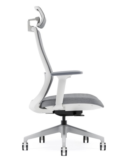 GEO Silver Grey Ergonomic Executive Chair Workspace Office Furnit