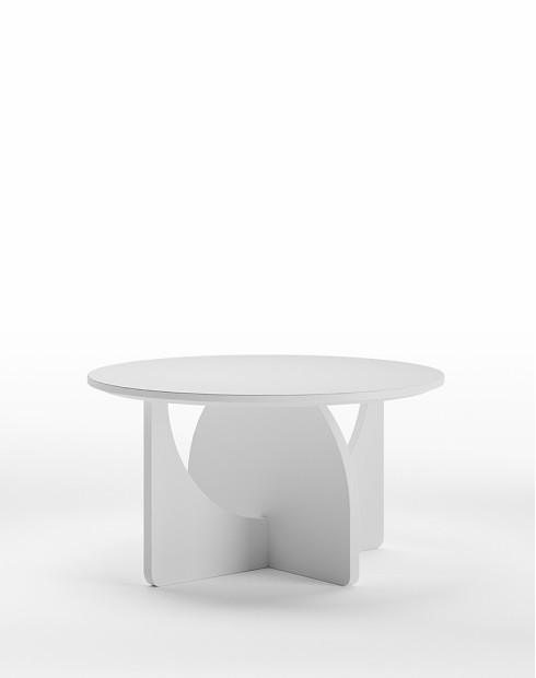 Plank Large Round White Plank Large Round White