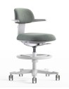 Coast White Drafting Counter Chair