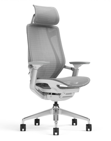 Endurance Pearl Grey Super Ergonomic Mesh Chair