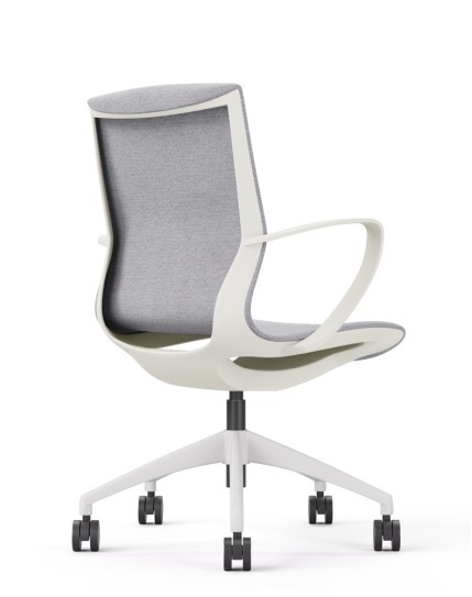 Marics White Task Chair